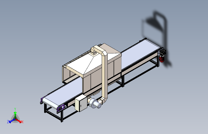 送风皮带输送机