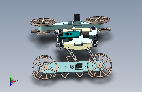 机械探测器机器人