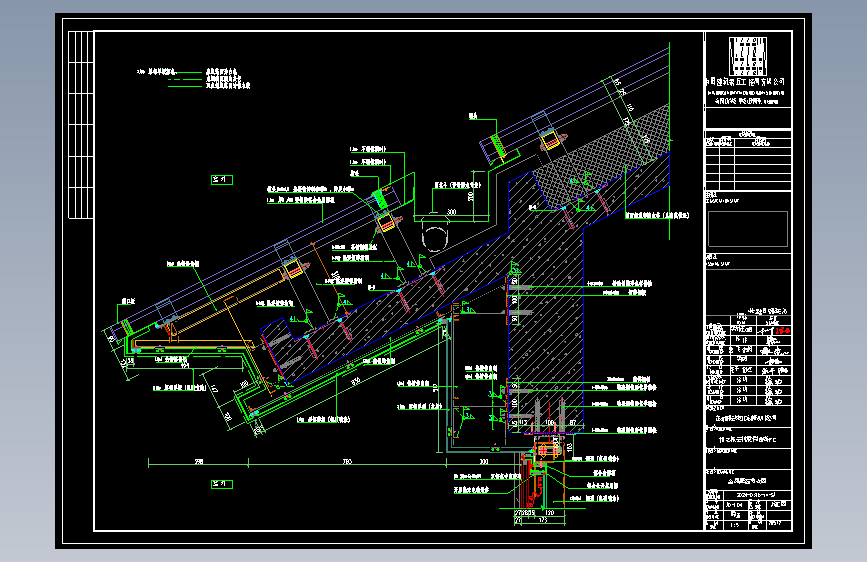 和之城云树度假酒店EPC项目檐口改铝板节点CAD图纸