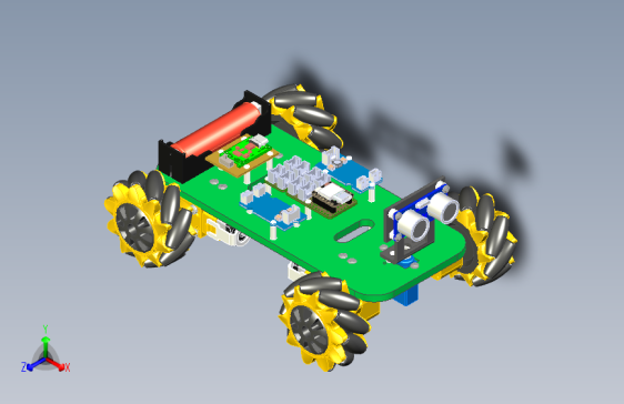 麦克纳姆轮小车ESP32C6芯片