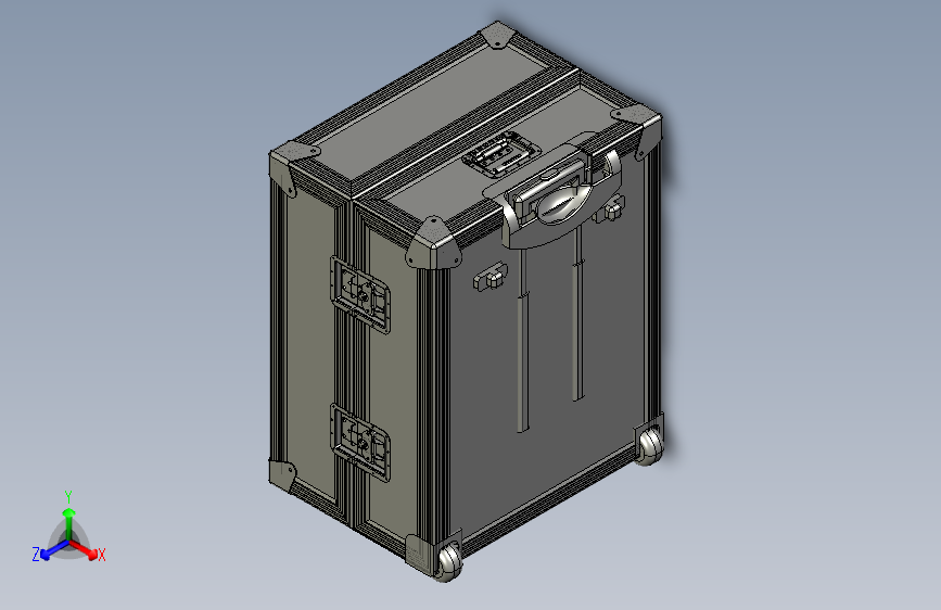 拉杆式航空箱详图--1198809-130