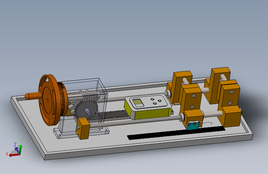 拉伸试验机数模 sw21