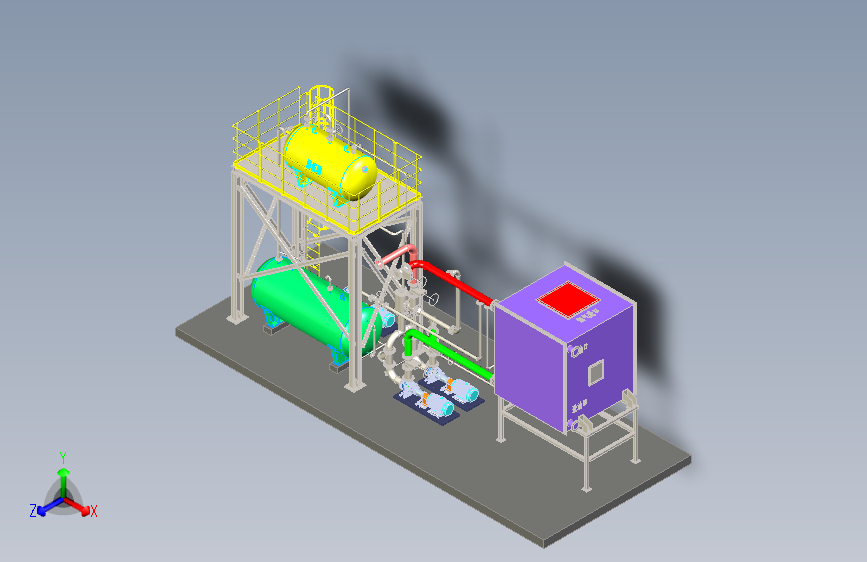 导热油余热锅炉系统