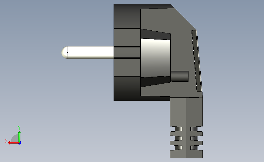 User Library-European Plug_ (2)_STEP_模型图纸下载 – 懒石网