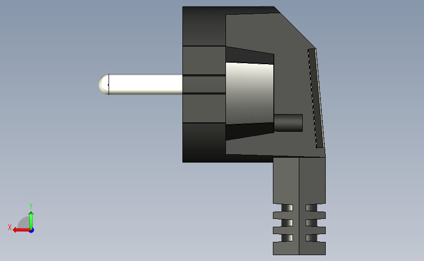 User Library-European Plug_ (3)_UG_模型图纸下载 – 懒石网