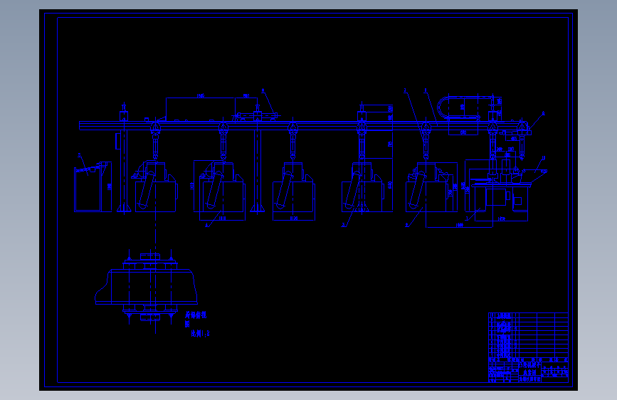 机械手-凸轮轴加工自动线机械手
