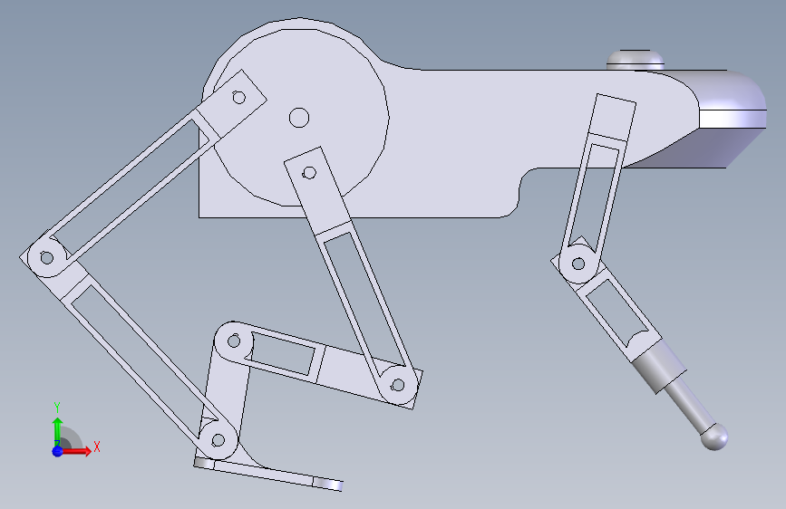 青蛙弹跳机器人