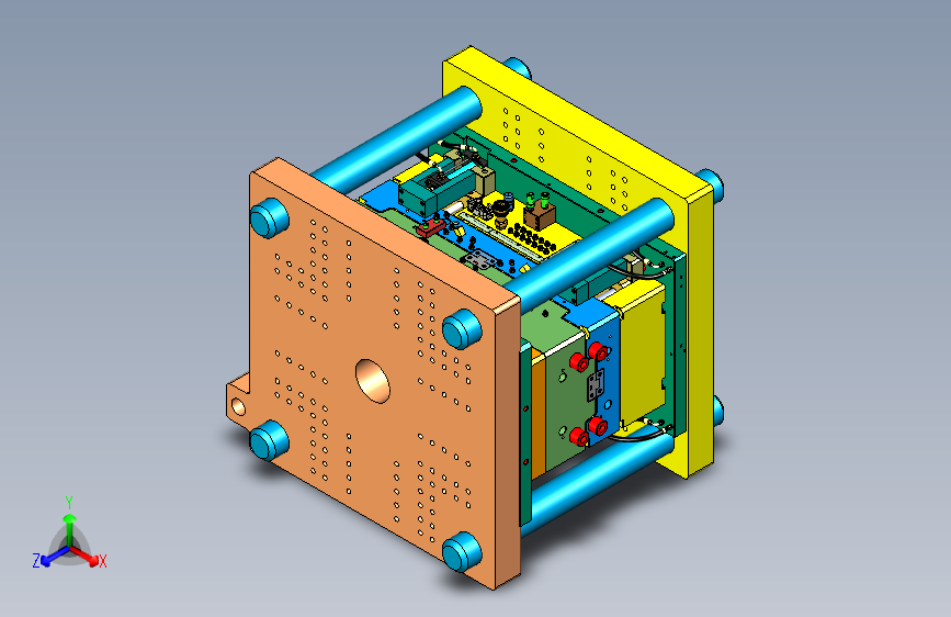雷诺汽车前置保险杠装饰件塑胶模具