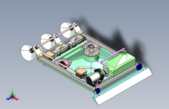 吸附式擦玻璃机器人