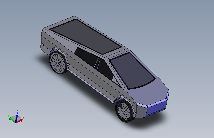 cyber-truck皮卡汽车 STP