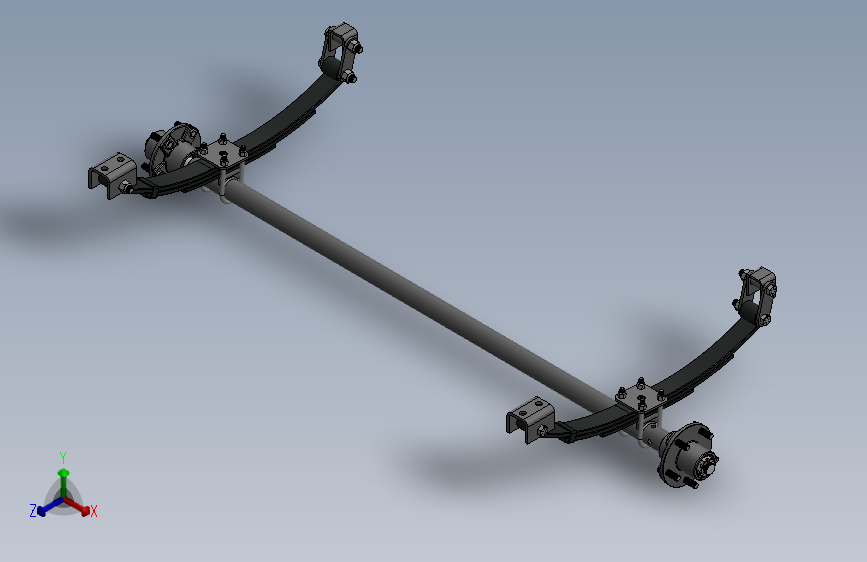 汽车钢板弹簧悬架 sw21