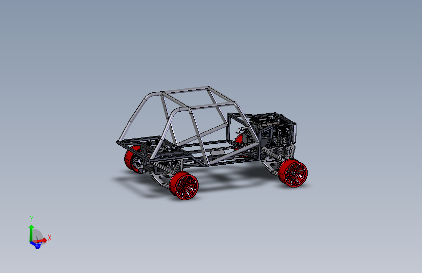 四轮驱动底盘 stp