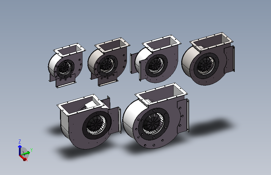 多翼式离心风机 6款