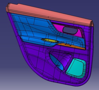 汽车_车门饰板样式