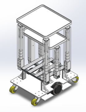 减震送餐机器人