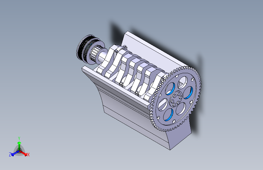 四缸发动机DMU运动仿真
