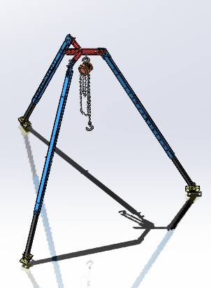 三脚架小型起重机