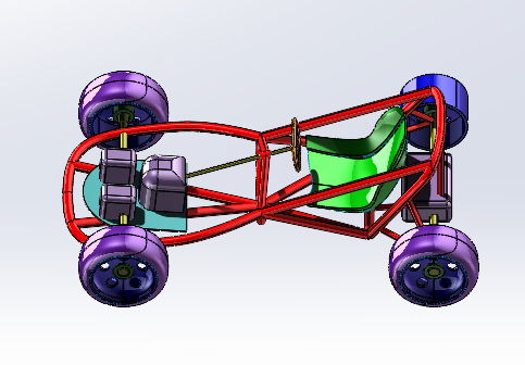卡丁车底盘模型