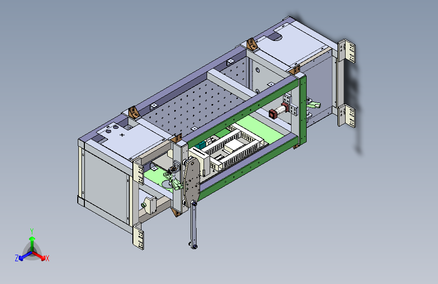双轨印花机中间组件