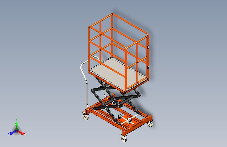 丝杆剪叉式升降车