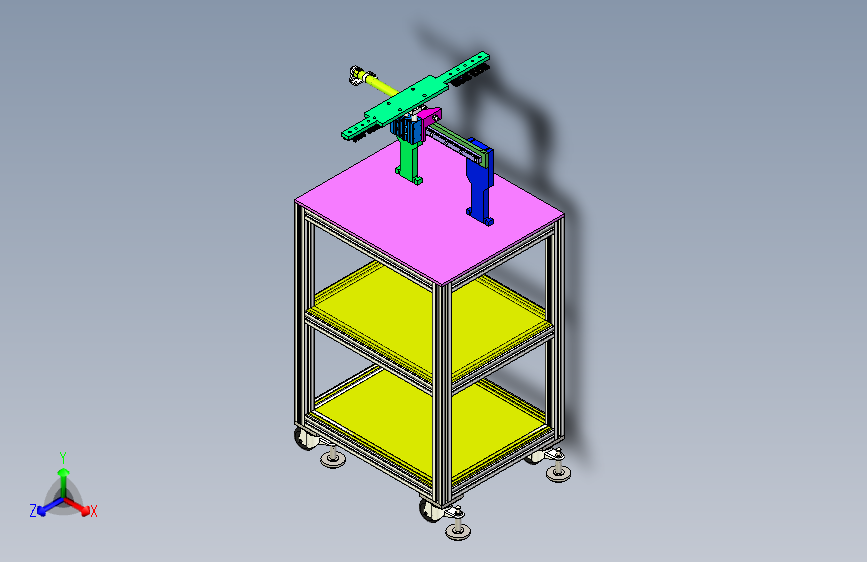 吸附机械手模型图