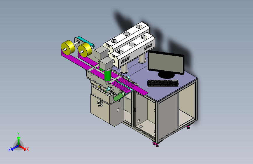 已生产设备布条镭雕设备