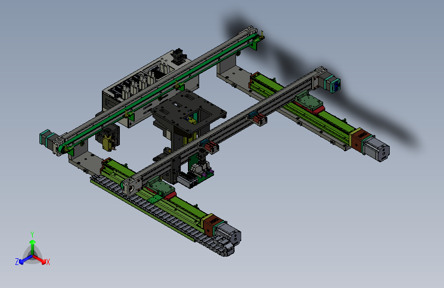 自动调宽输送线模组
