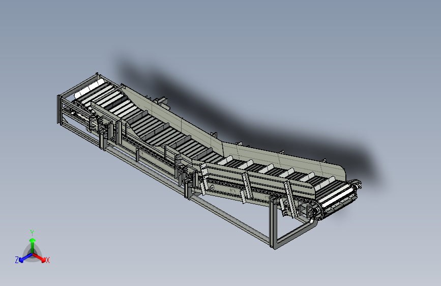 链式输送机3D图纸