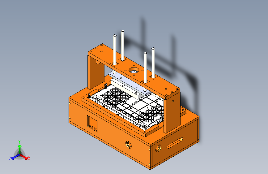 某款下盖整形治具3D图纸