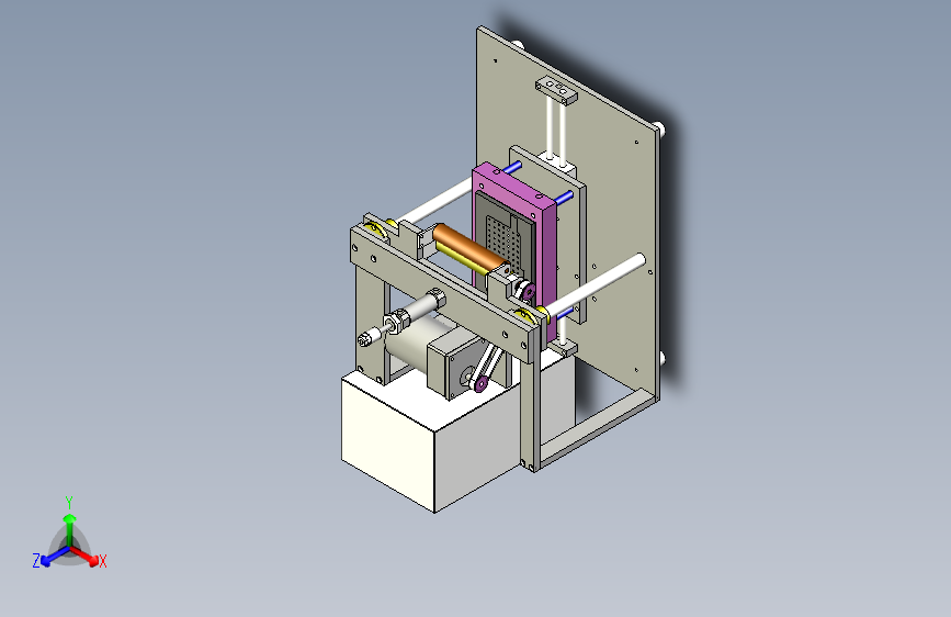 屏幕自动除胶治具3D图纸