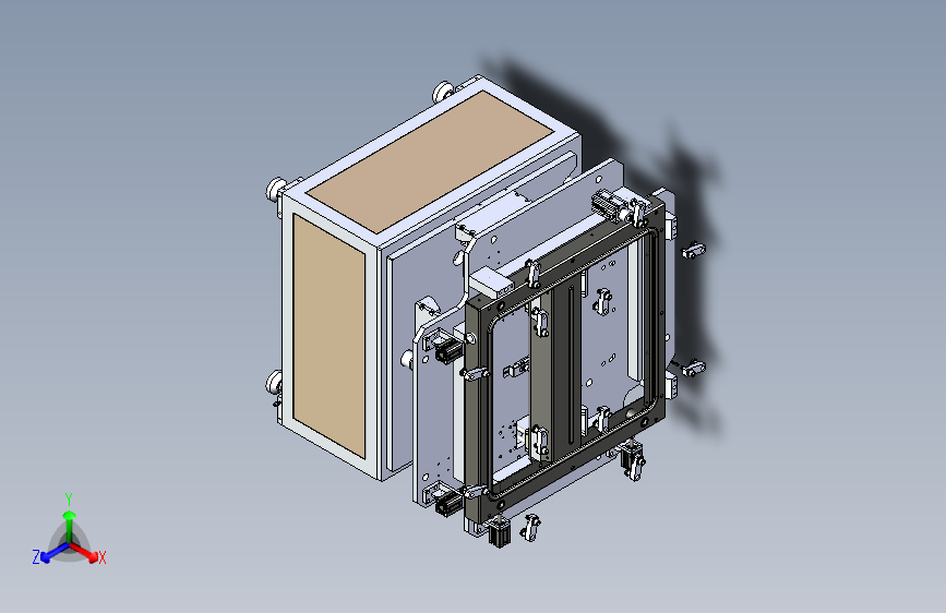 上框架焊接治具3D模型
