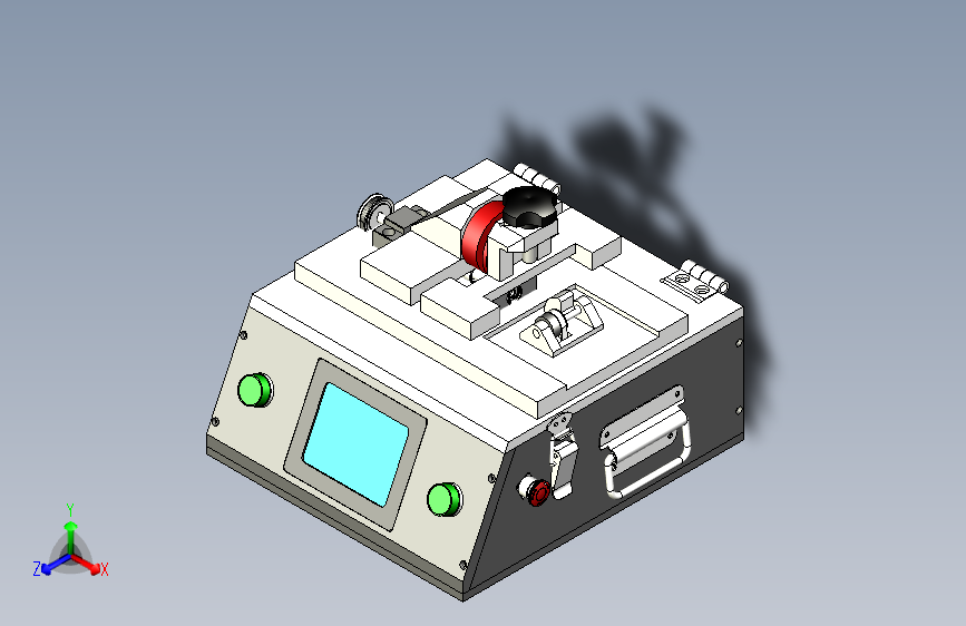 摄像头推掉测试机三维模型