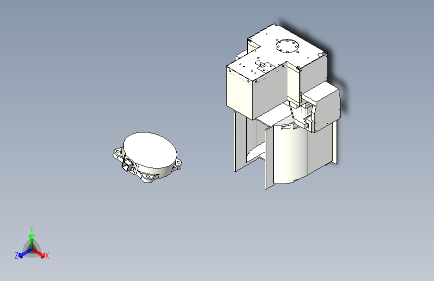 一款半导体花篮夹具3D数模