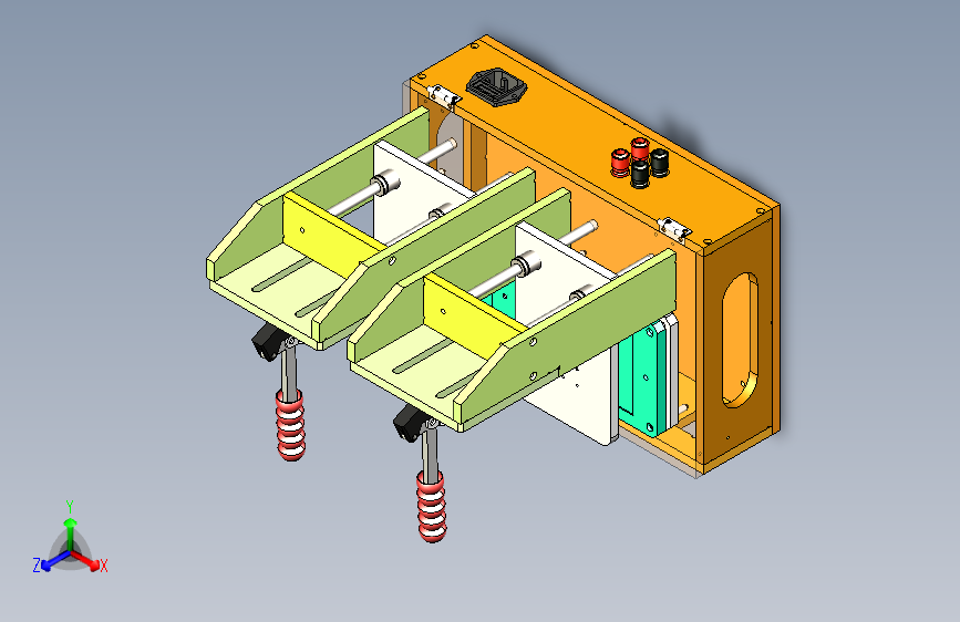 双工位双肘夹3D模型