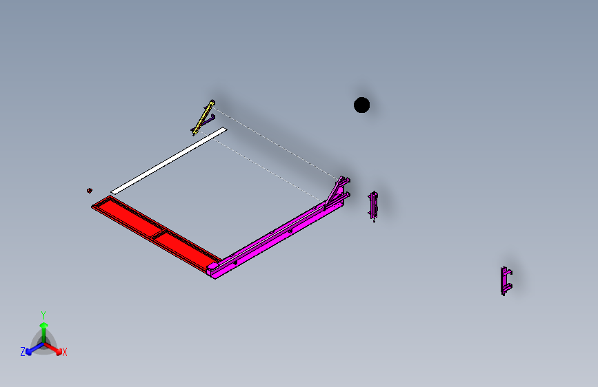 双夹具弧焊工作站3D设计