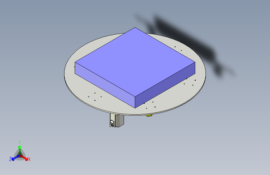 一款薄型转台3D图纸