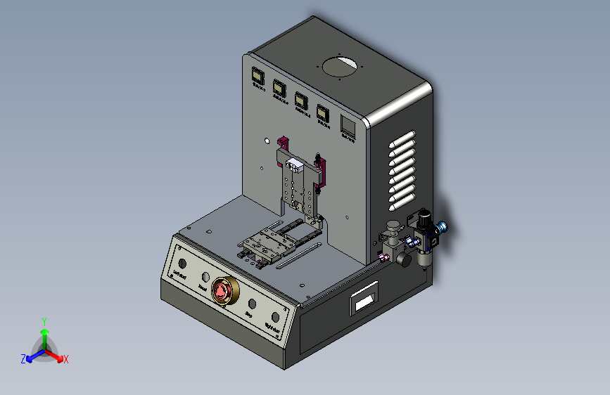 一款保压治具3D图纸模型