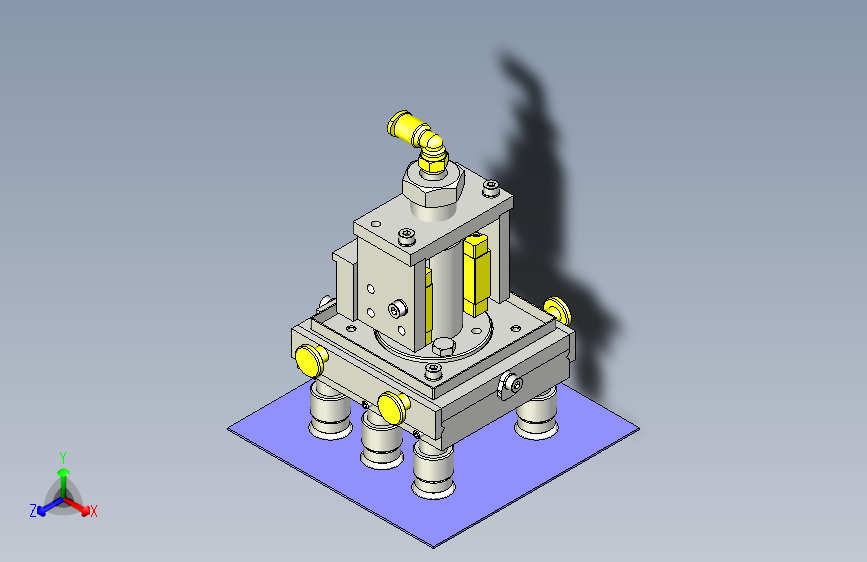 一款玻璃电路板吸附夹具