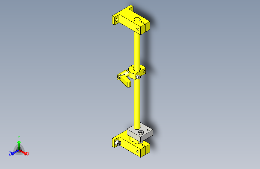一款操作盘旋转机构3D图纸