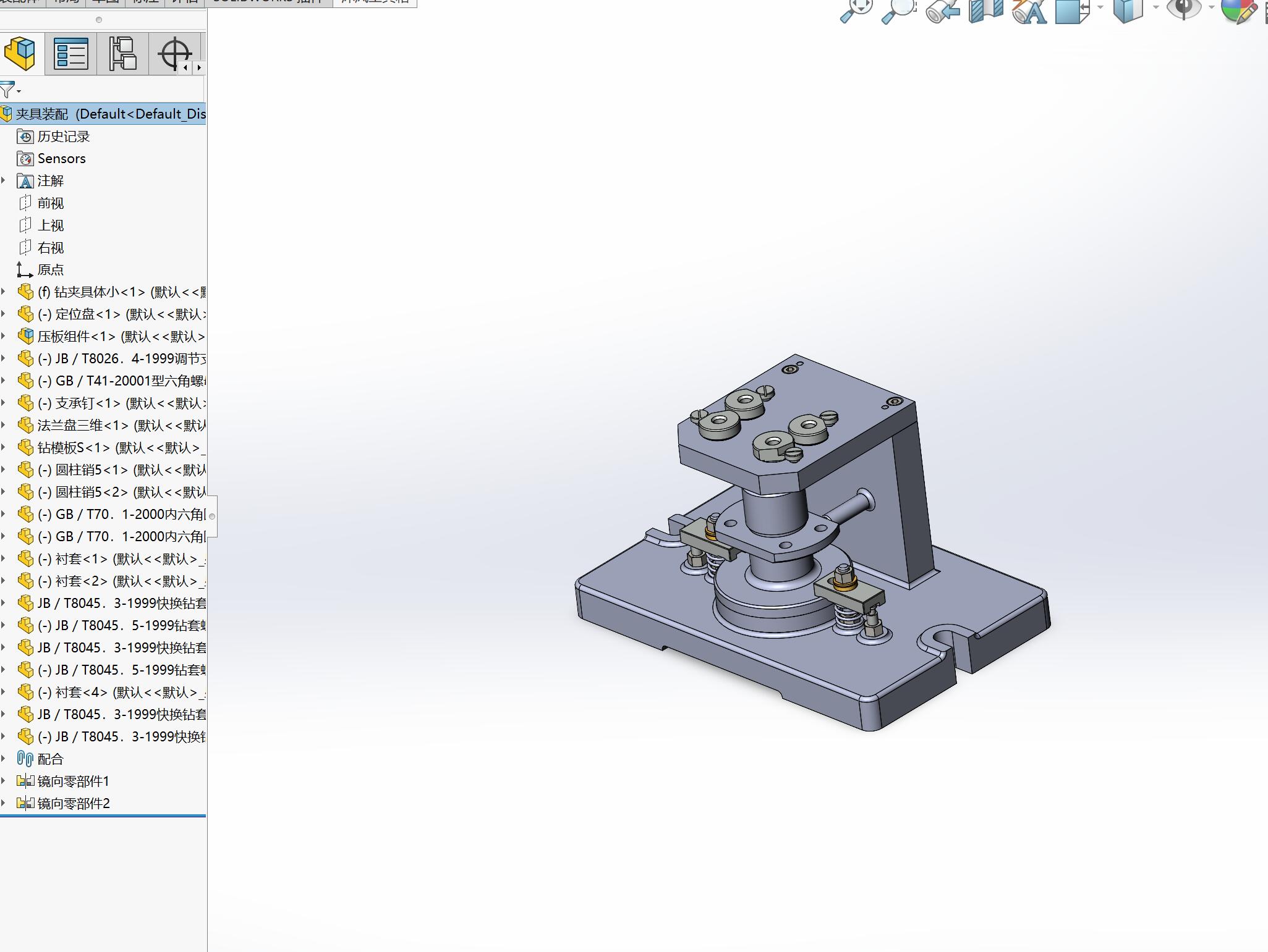 CA6140车床法兰盘831004加工工艺及钻4-φ9孔夹具设计【含三维solidworks】