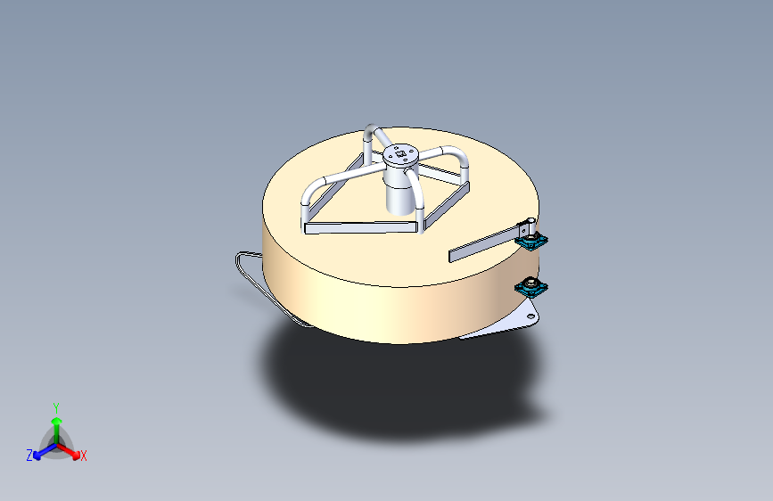 斜坡皮带输送线3D图纸