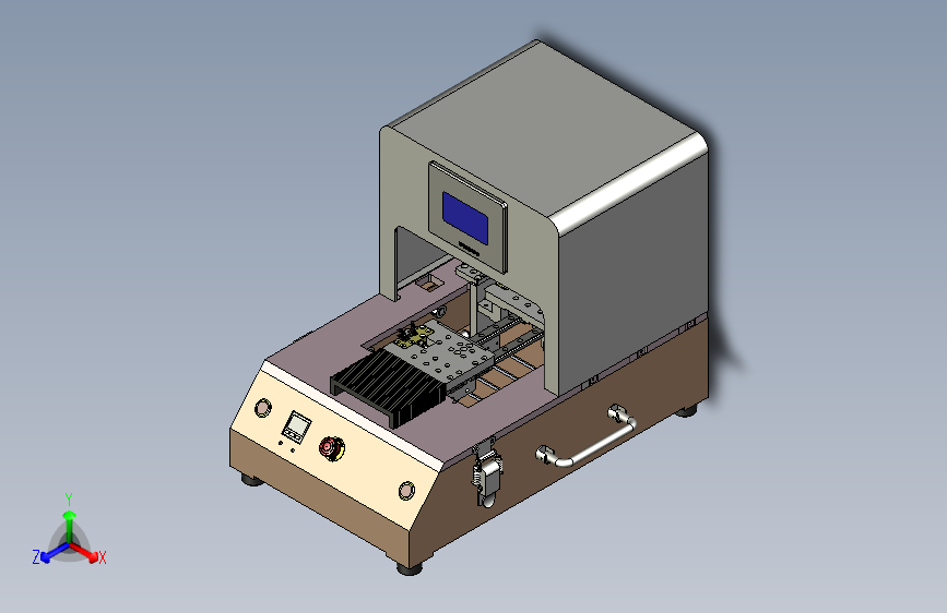 一款FPC软板折弯治具3D数模