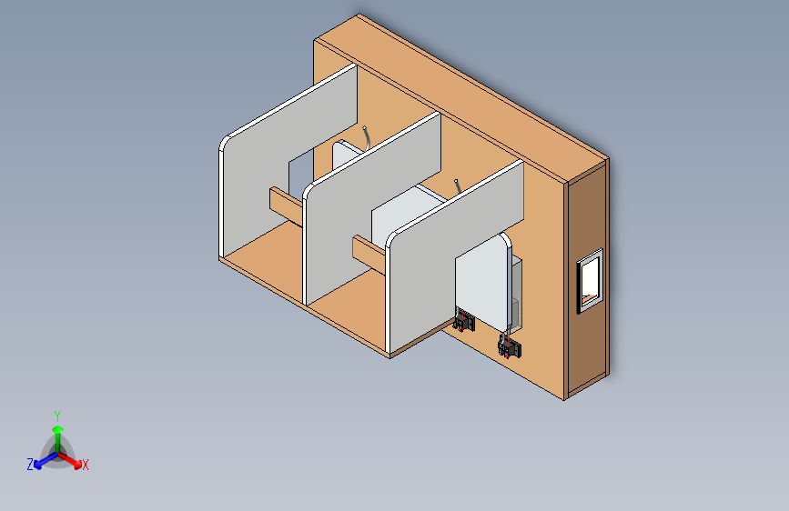一款PCB高压测试治具3D图