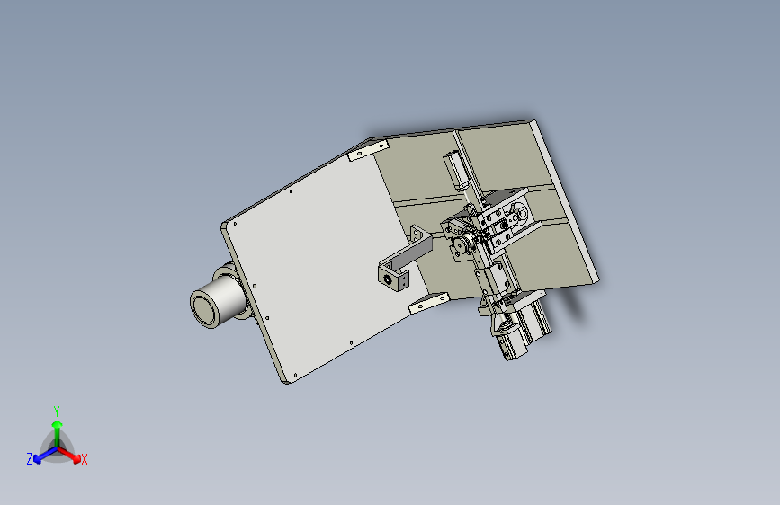 一款打端子机设备模型