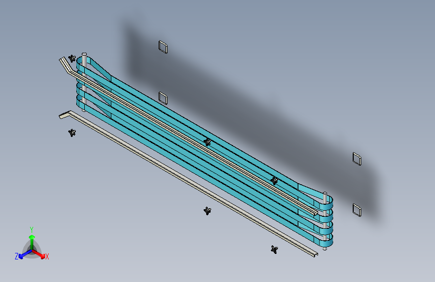 一款带式输送机3D模型