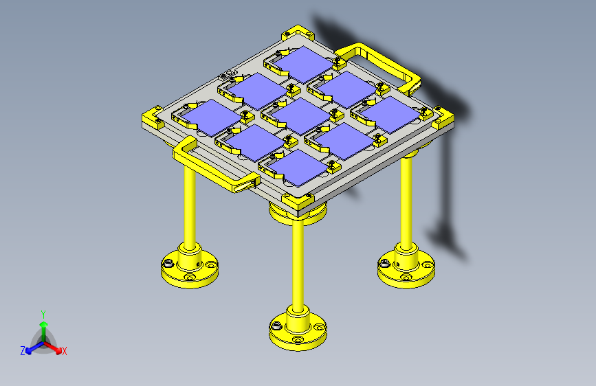 一款电路板定位托盘