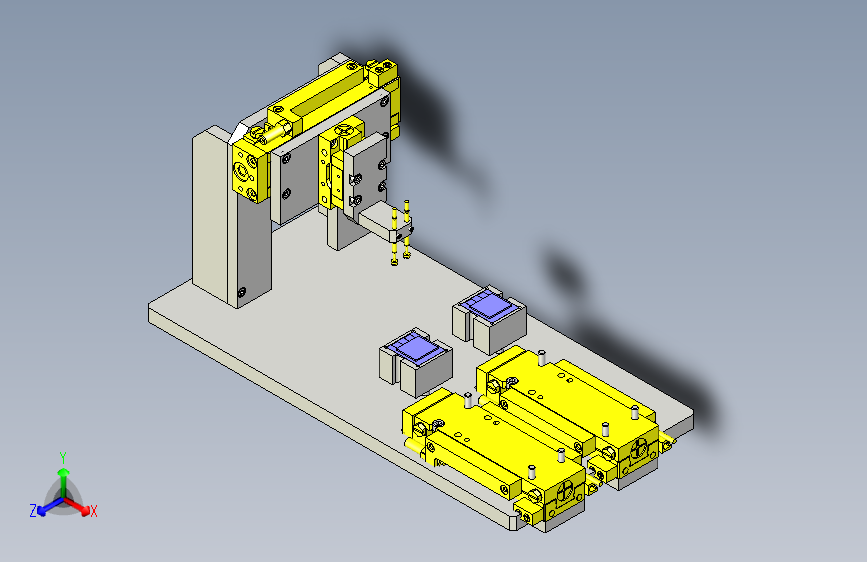 一款电气特性检查治具3D图纸
