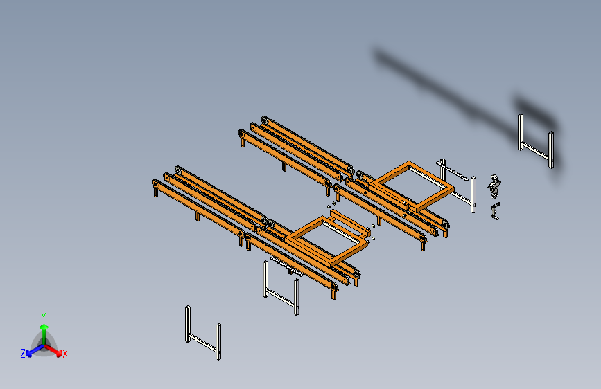 一款垛码设备3D图纸