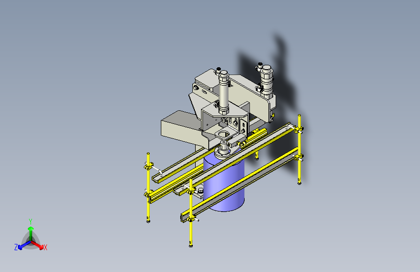 一款罐塞取出装置3D模型