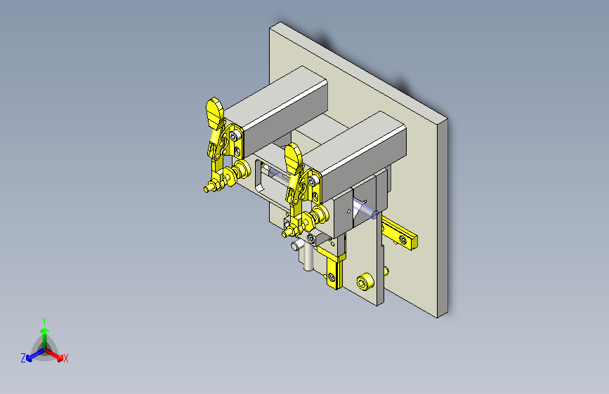 一款滚轮跳动检查工装3D